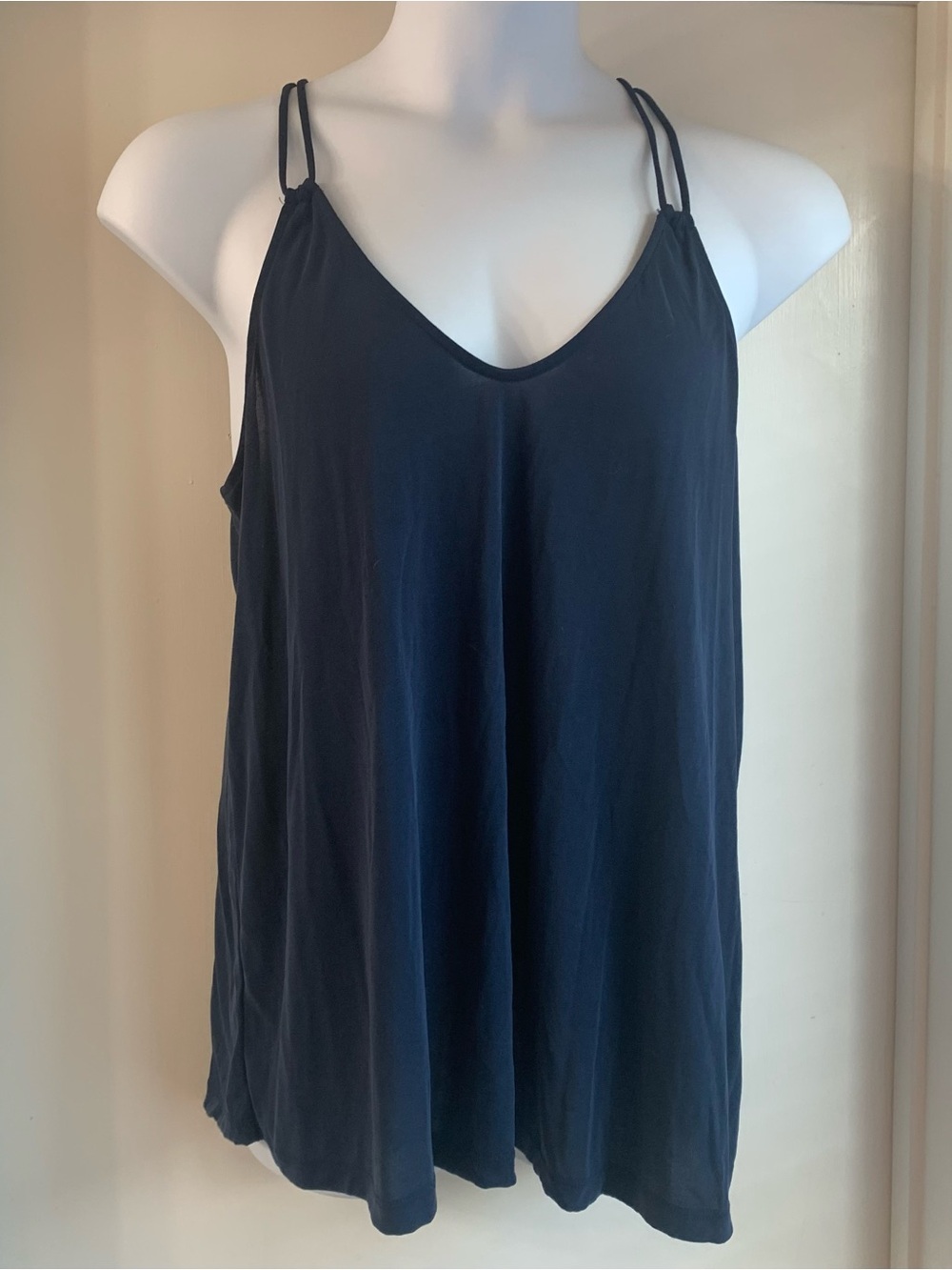 NWT Loft Women's Navy Sleeveless Halter Top Size  XL